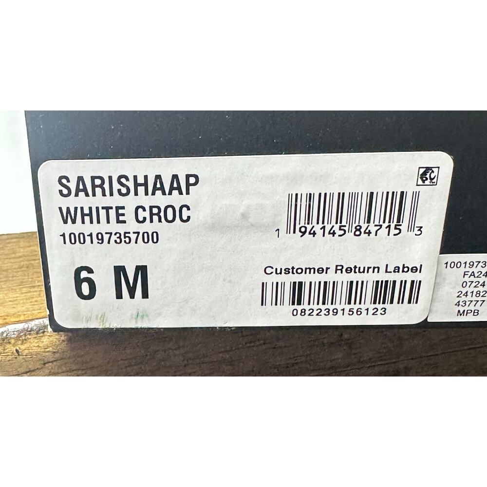 I.N.C. International Concepts Women's Sarishaa Zip Booties White Croc Size 6M - Picture 8 of 8